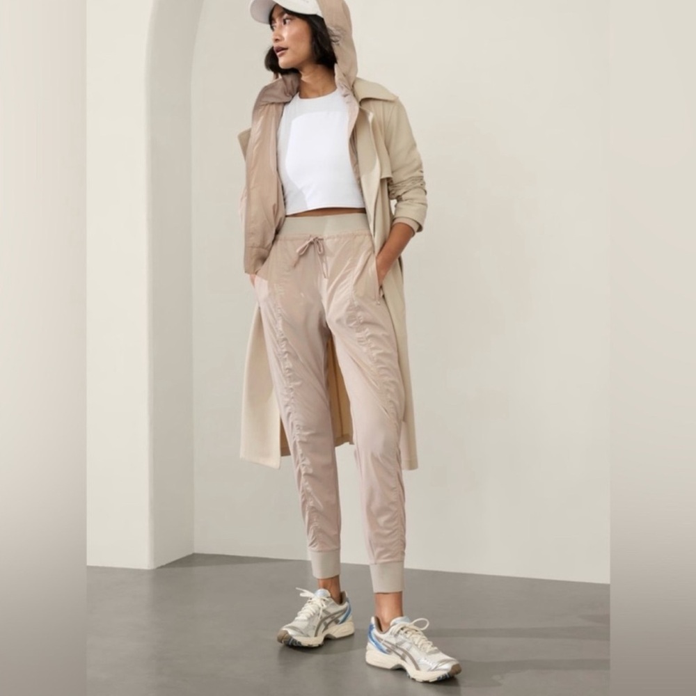 Athleta Attitude Pants - Tan Jogger